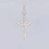 Dije Cruz Cristo 0.95 g / 1 in Plata 925