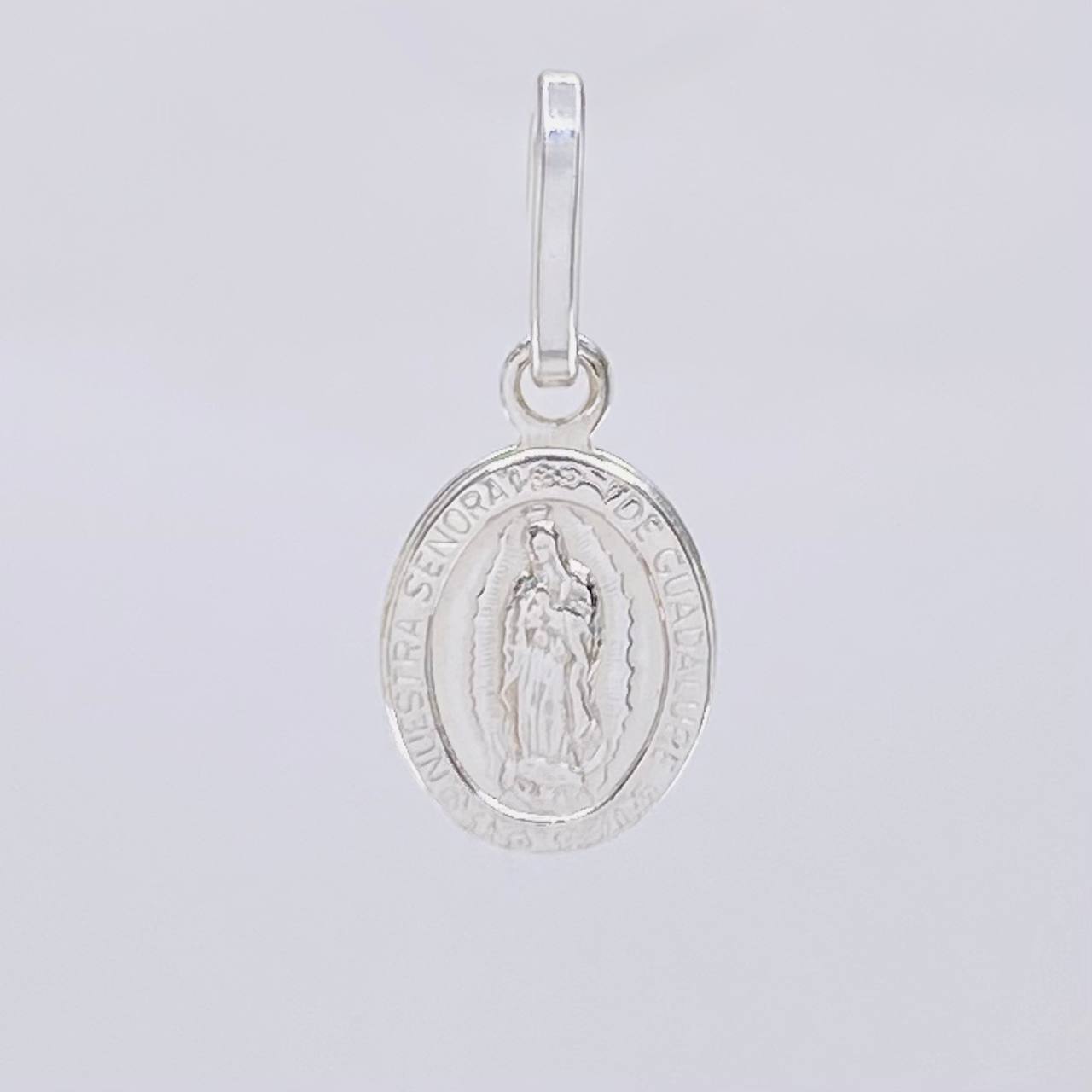 Pendant Virgen Guadalupe 0.75 g / 3/4 in Silver 925