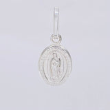 Pendant Virgen Guadalupe 0.75 g / 3/4 in Silver 925