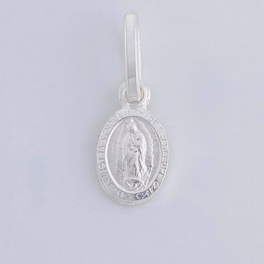 Dije Virgen Guadalupe 0.55 g / 1/2 in Plata 925
