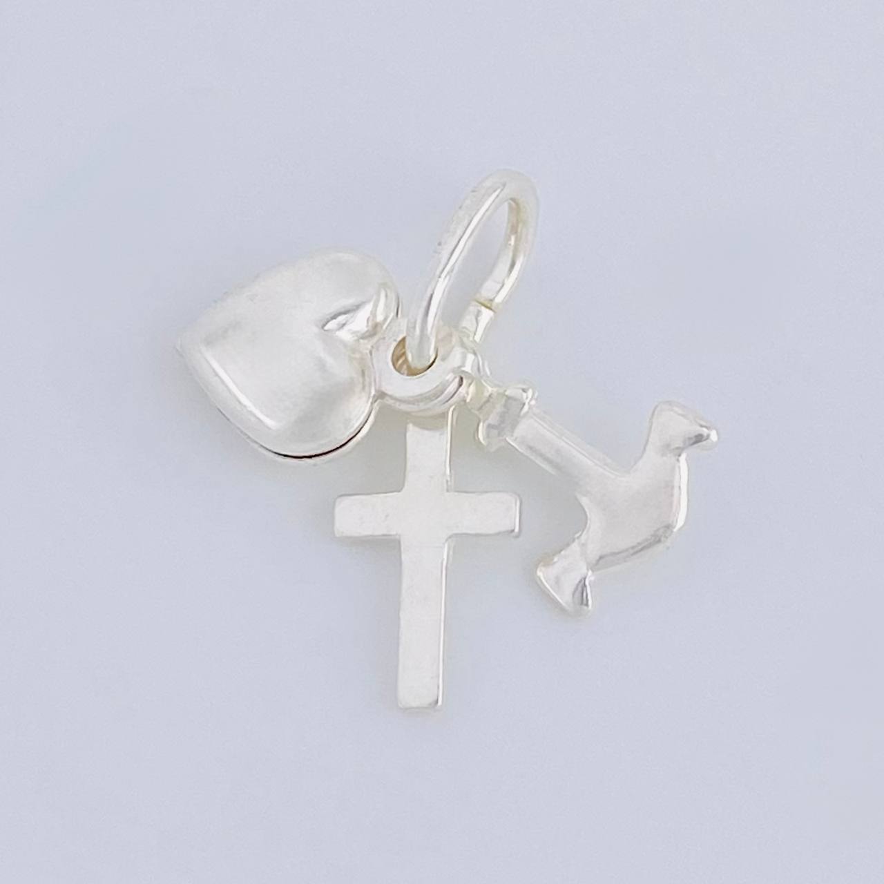 Dije Tres Gracias 1 g / 1/2 in Plata 925