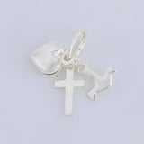 Dije Tres Gracias 1 g / 1/2 in Plata 925