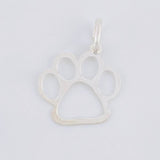 Pendant Footprint Silhouette 0.55 g / 1 in Silver 925