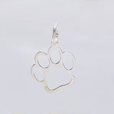 Pendant Footprint Silhouette 0.55 g / 1 in Silver 925