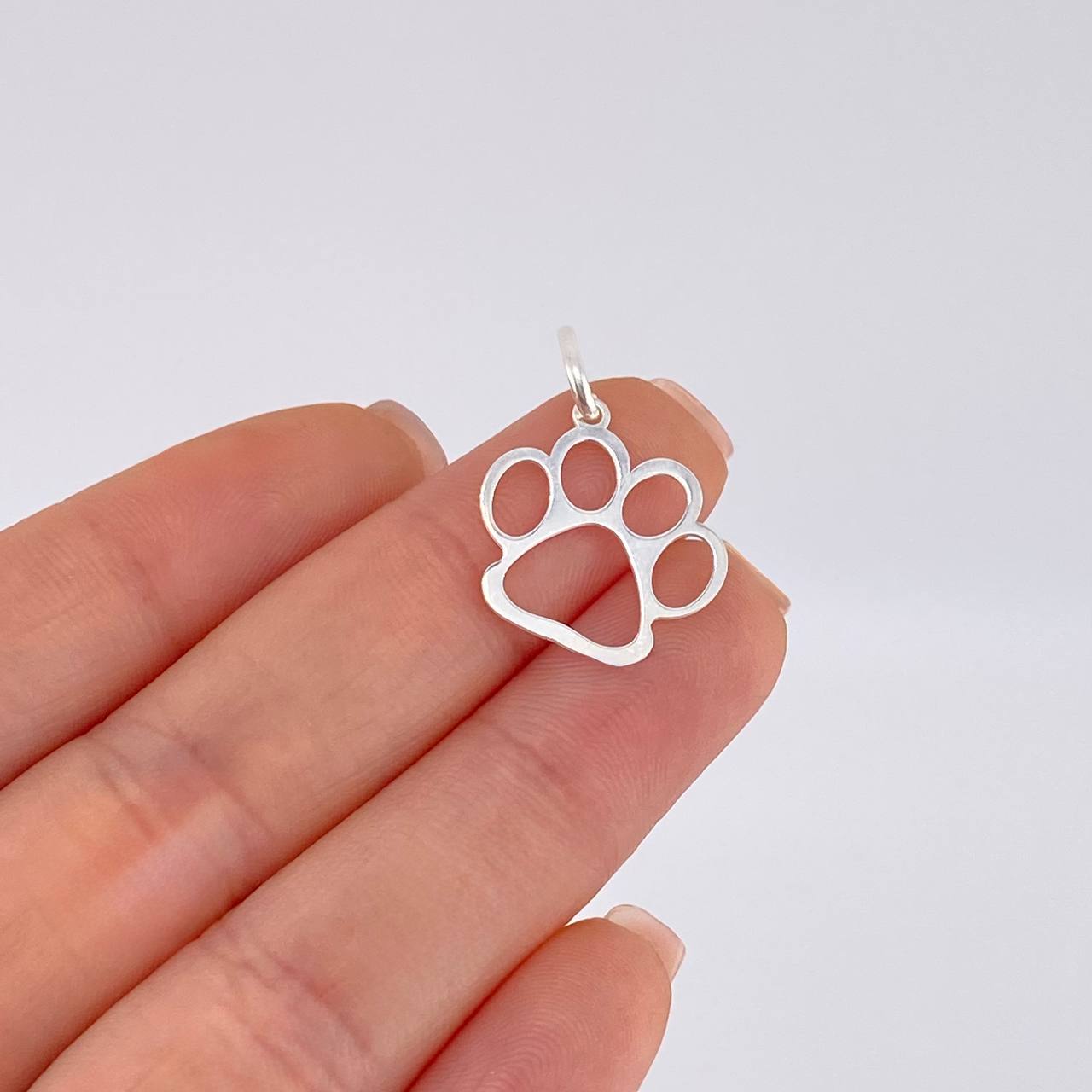 Pendant Footprint Silhouette 0.55 g / 1 in Silver 925