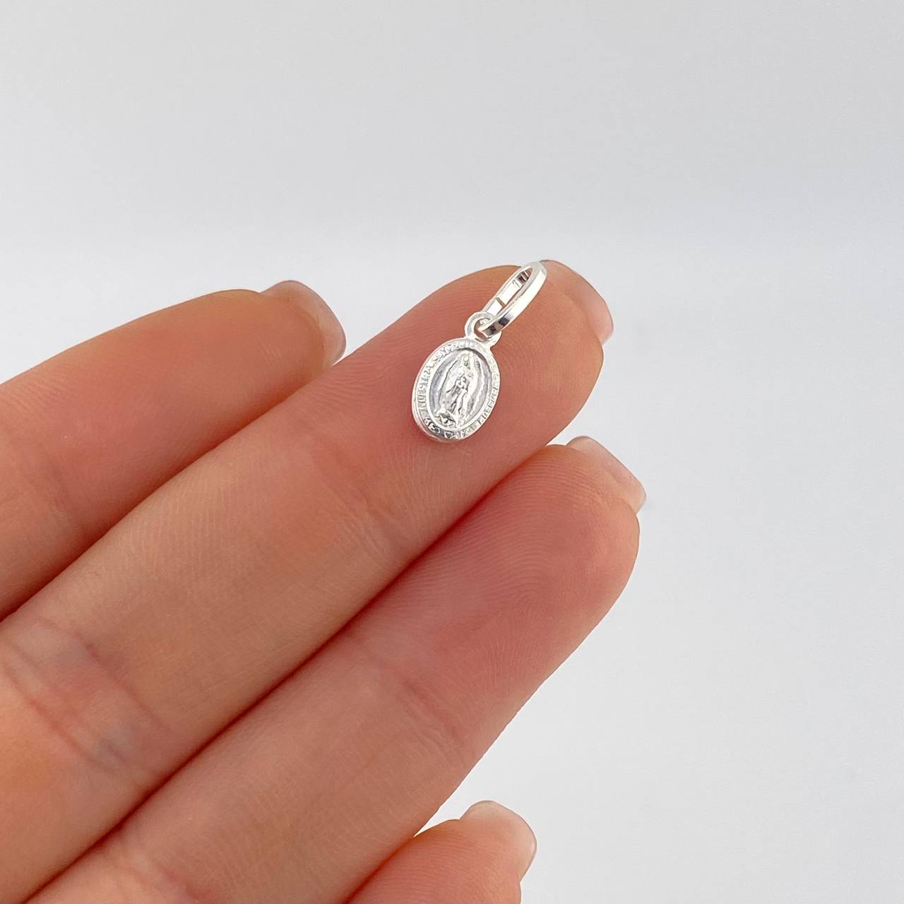 Pendant Virgin of Guadalupe 0.55 g / 1/2 in Silver 925