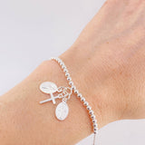 Bracelet Beads Santos Pendants 5 g / 8 1/2 in / 2.3 mm Silver 925