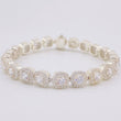Tennis Bracelet 22.2 g / 7 in / 7.7 mm Silver 925