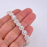Tennis Bracelet 22.2 g / 7 in / 7.7 mm Silver 925