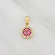 Pendant Protective Eye 2g / 3/4 in Yellow Gold 18K