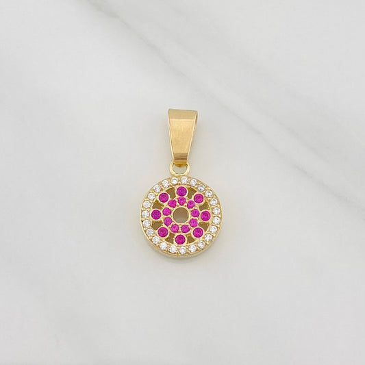 Dije Ojo Protector 2g / 3/4 in Oro Amarillo 18K
