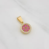 Pendant Protective Eye 2g / 3/4 in Yellow Gold 18K