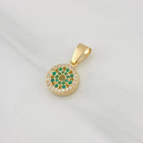 Pendant Protective Eye 1.9g / 3/4 in 18K Yellow Gold