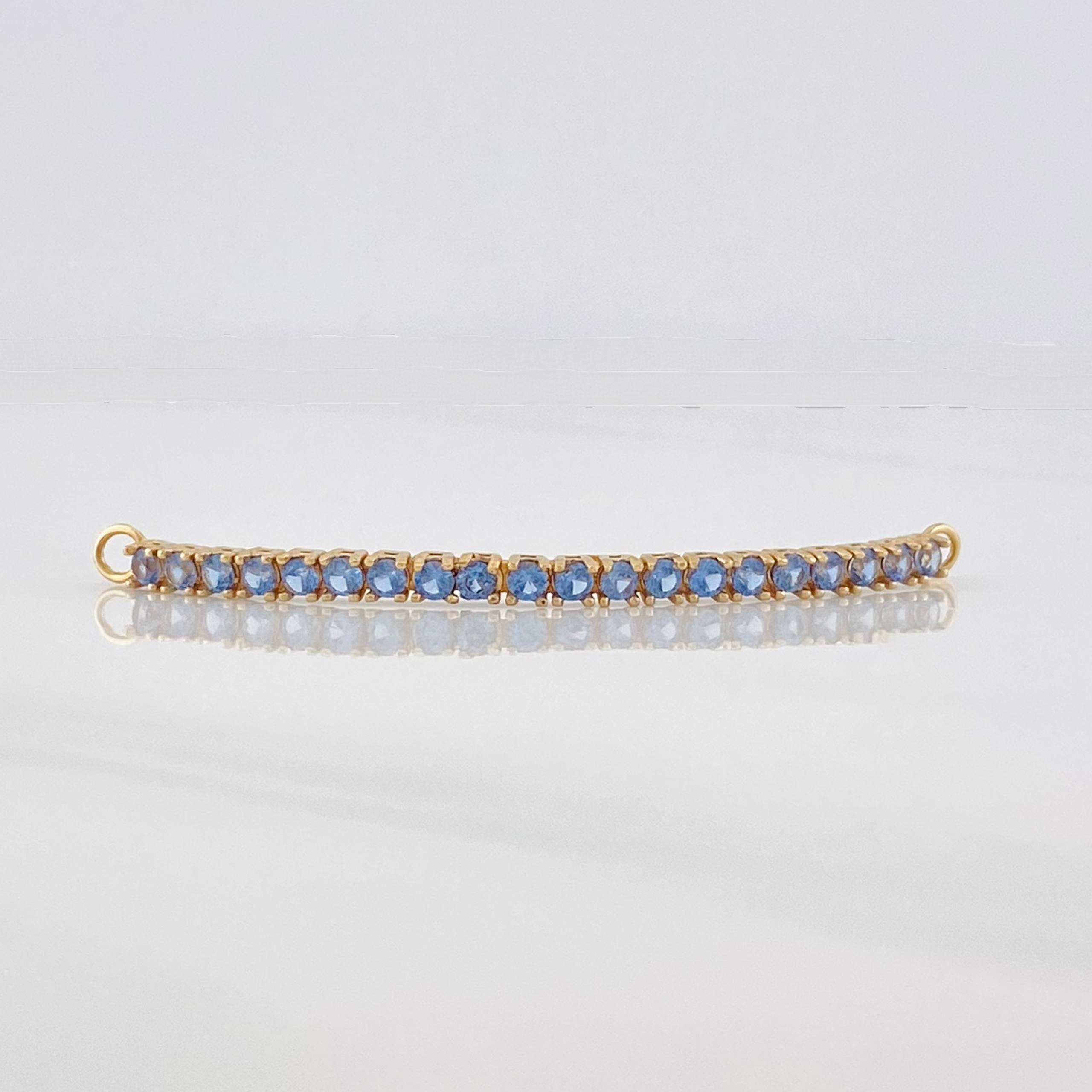 Charm Tennis 1.75g / 1 3/4 in 18K Yellow Gold