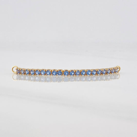 Herraje Tennis 1.75g / 1 3/4 in Oro Amarillo 18K