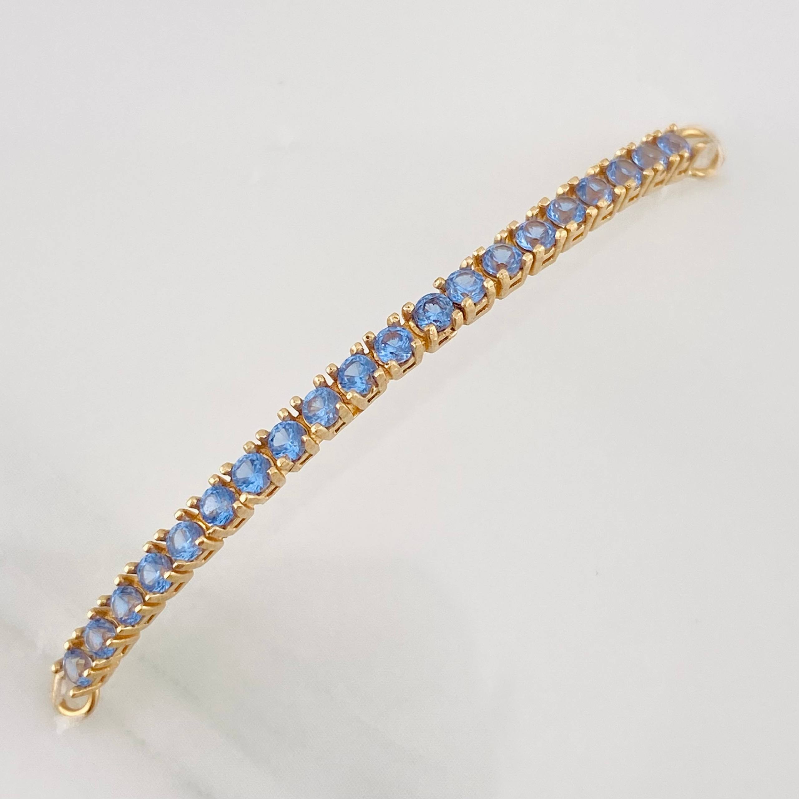 Charm Tennis 1.75g / 1 3/4 in 18K Yellow Gold