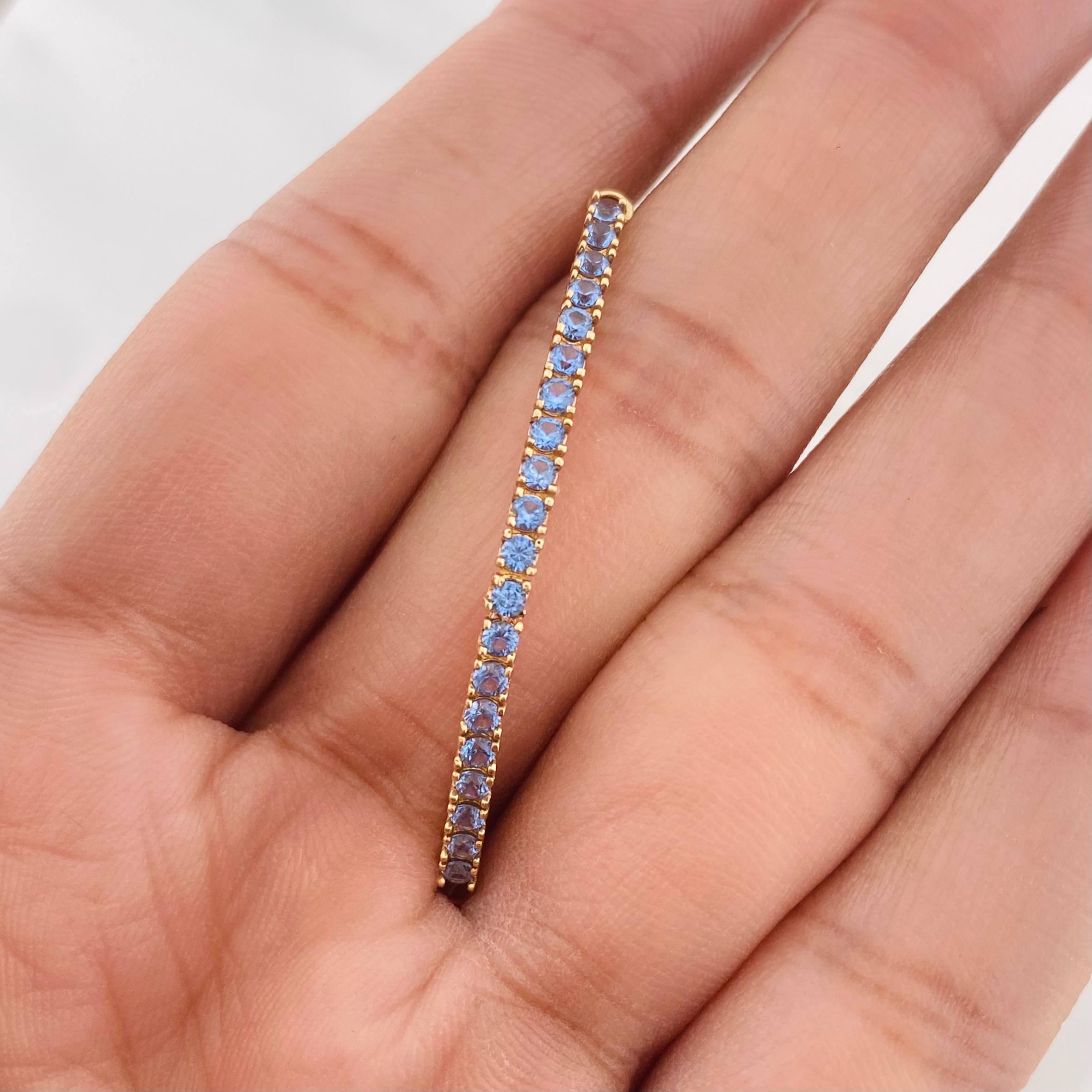 Charm Tennis 1.75g / 1 3/4 in 18K Yellow Gold
