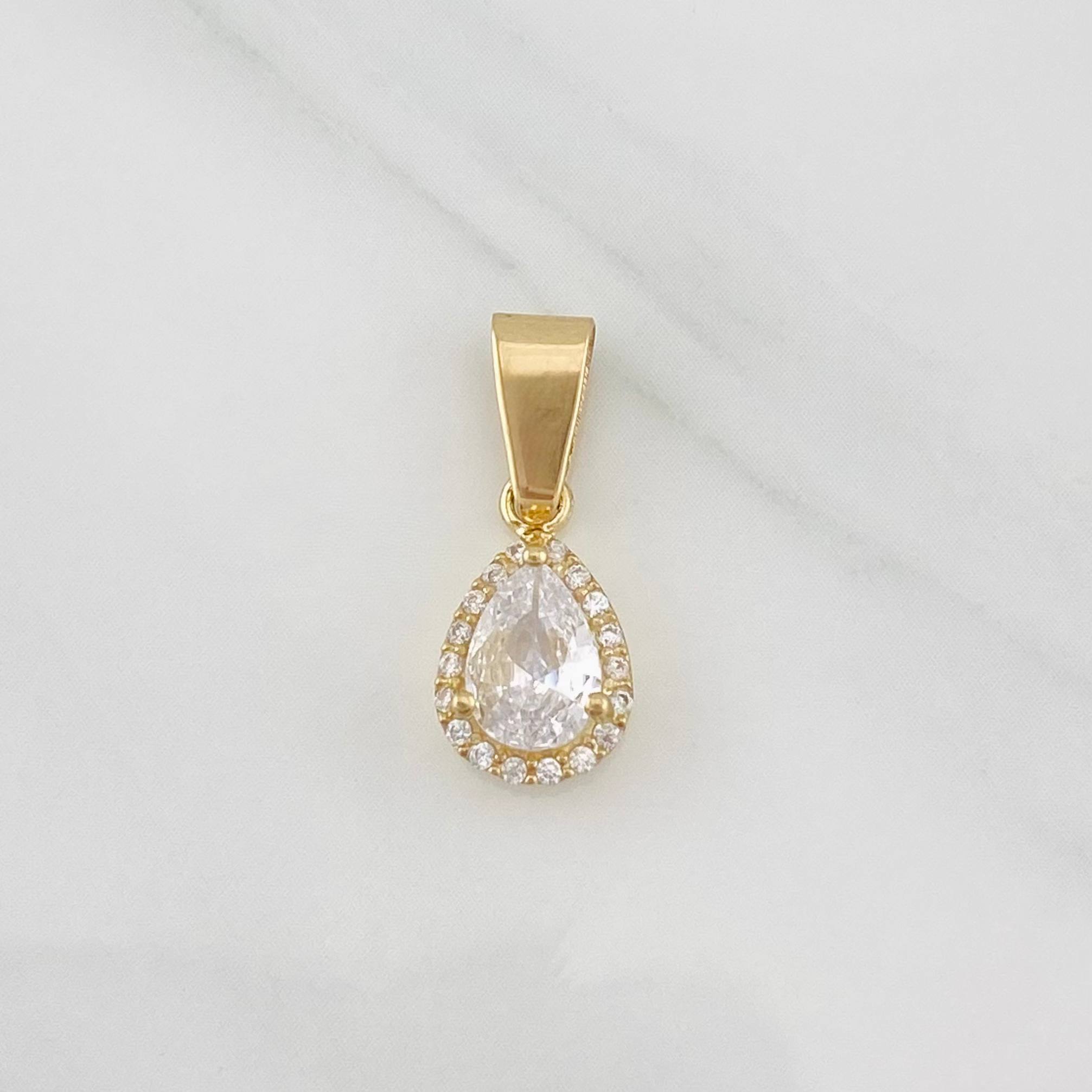 Pendant Drop 1.4g / 3/4 in 18K Yellow Gold