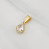 Pendant Drop 1.4g / 3/4 in 18K Yellow Gold