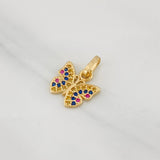 Pendant Butterfly 1.15g / 1/2 in Yellow Gold 18K