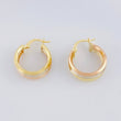 Candongas Aleja 2.7g / 2cm Tres Oros 18K