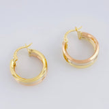 Candongas Aleja 2.75g / 2cm Tres Oros 18K