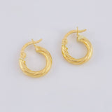Candongas Ozy 1.3g / 1/2 in Oro Amarillo 18K
