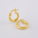 Candongas Ozy 1.2g / 1/2 in Oro Amarillo 18K