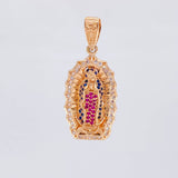 Dije Virgen Guadalupe 5.5g / 1 1/2 in Oro Rosa 18K