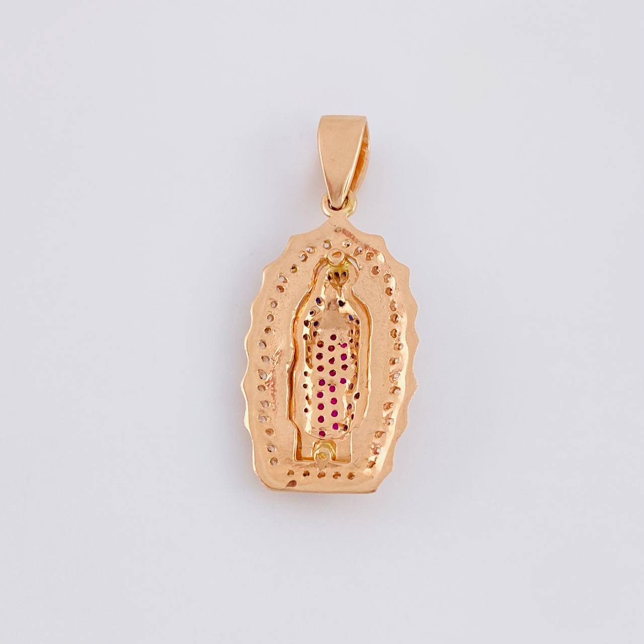 Dije Virgen Guadalupe 5.5g / 1 1/2 in Oro Rosa 18K