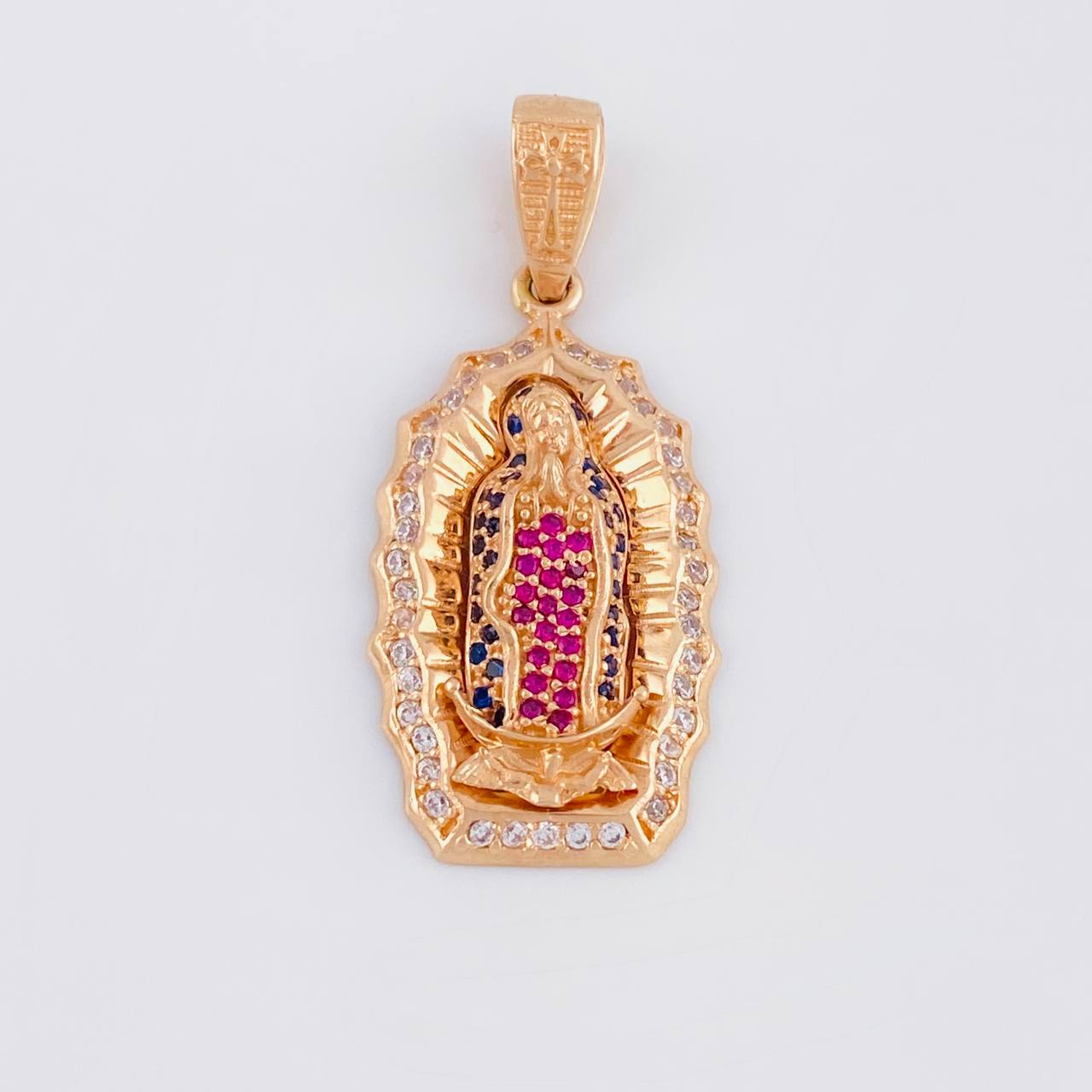 Dije Virgen Guadalupe 5.5g / 1 1/2 in Oro Rosa 18K