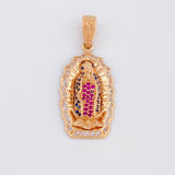 Dije Virgen Guadalupe 5.5g / 1 1/2 in Oro Rosa 18K