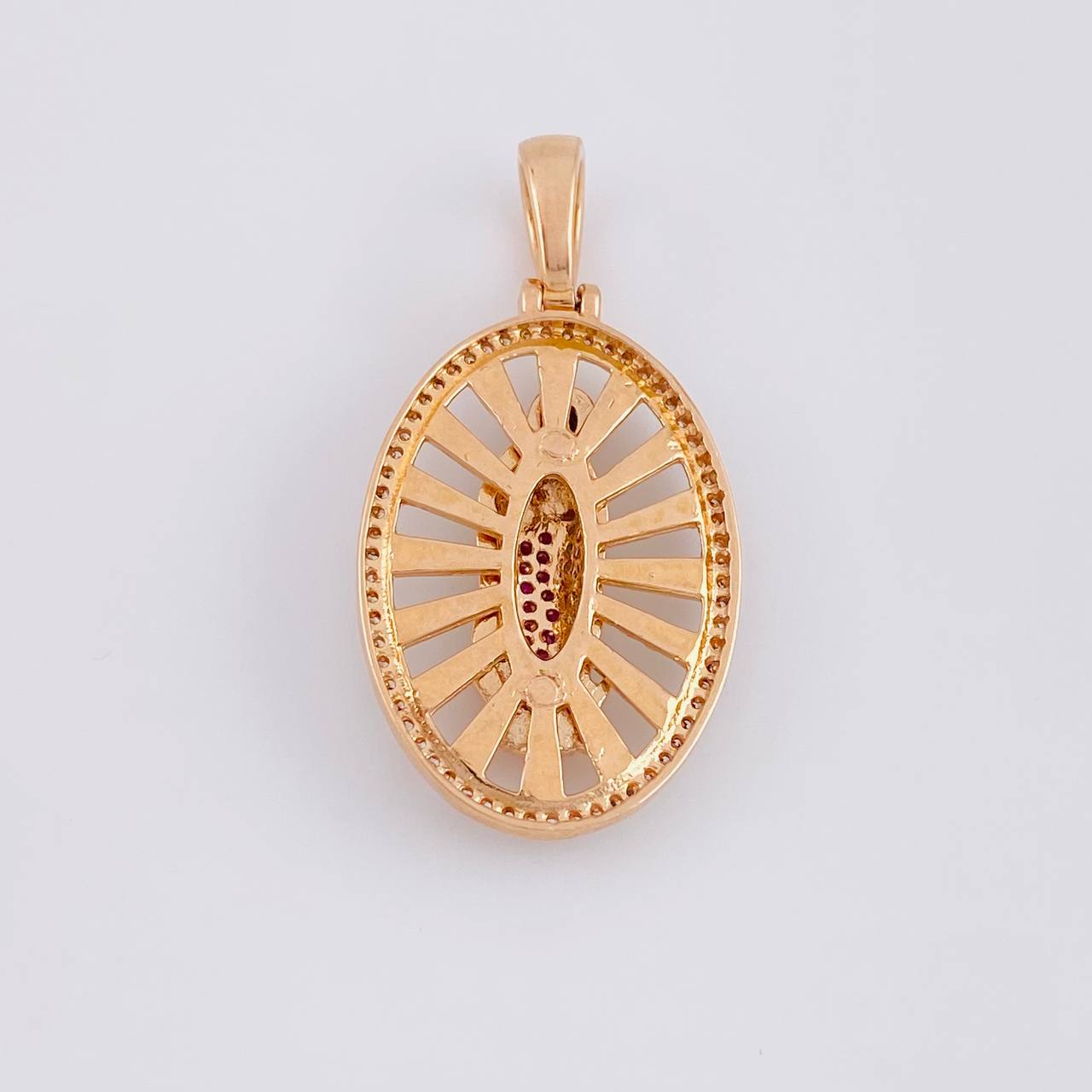 Dije Virgen Guadalupe 8g / 1 1/2 in Oro Rosa 18K