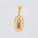 Dije Virgen Guadalupe 3.35g / 1 1/4 in Oro Amarillo 18K