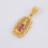 Dije Virgen Guadalupe 3.35g / 1 1/4 in Oro Amarillo 18K