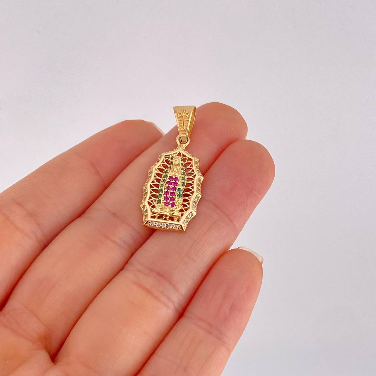 Dije Virgen Guadalupe 3.35g / 1 1/4 in Oro Amarillo 18K