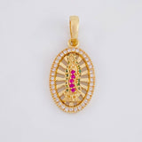 Dije Virgen de Guadalupe 2.5g / 1 in Oro Amarillo 18K