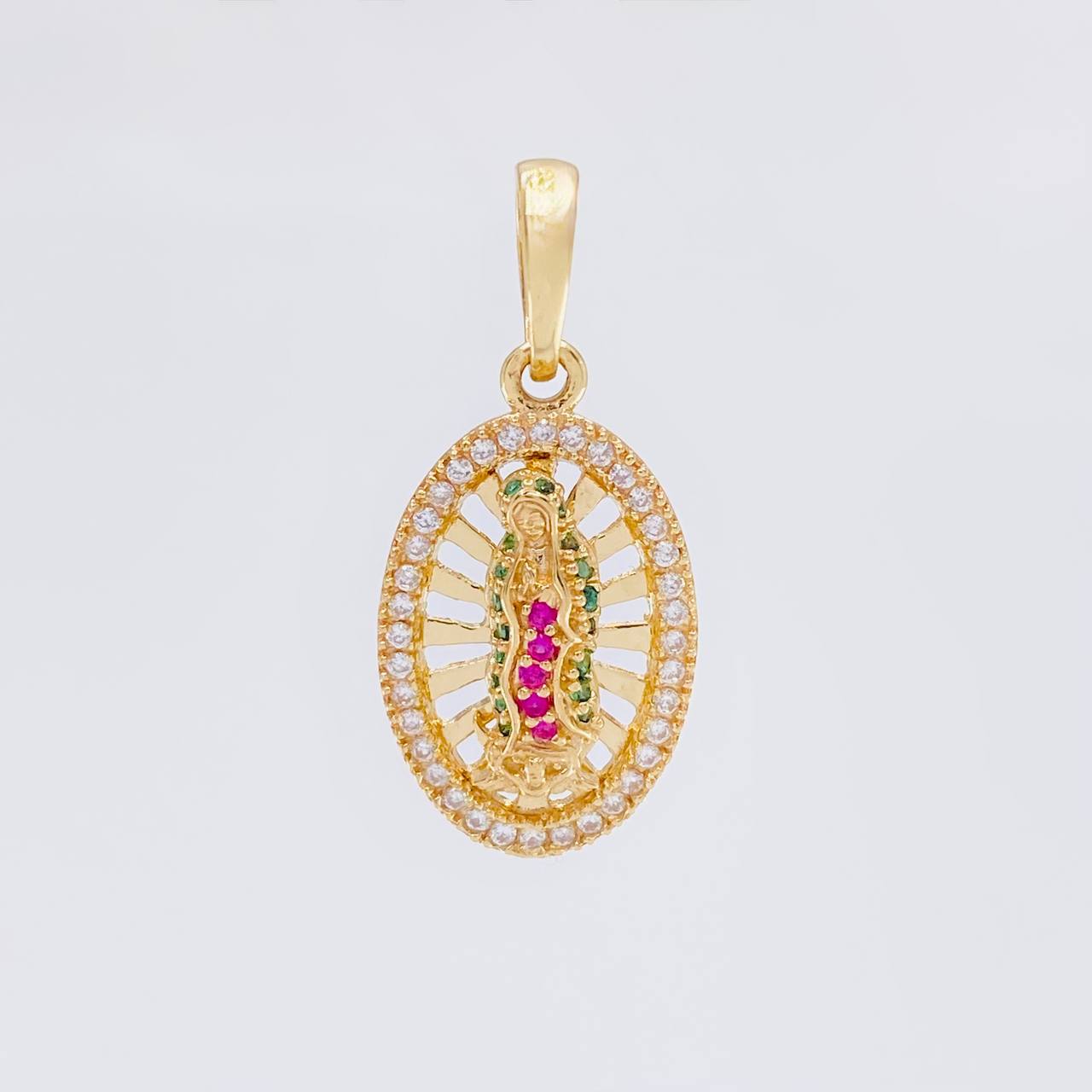 Dije Virgen de Guadalupe 2.5g / 1 in Oro Amarillo 18K