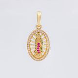 Dije Virgen de Guadalupe 2.5g / 1 in Oro Amarillo 18K