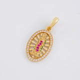 Dije Virgen de Guadalupe 2.5g / 1 in Oro Amarillo 18K
