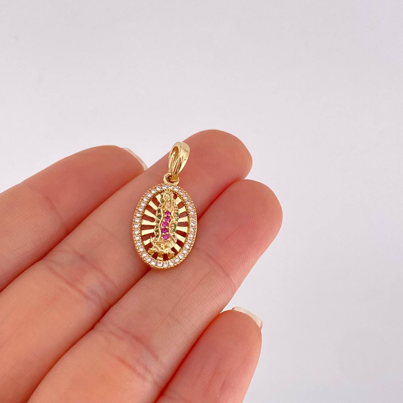 Dije Virgen de Guadalupe 2.5g / 1 in Oro Amarillo 18K