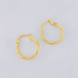 Candongas Arielle 1.2g / 3/4 in Oro Amarillo 18K