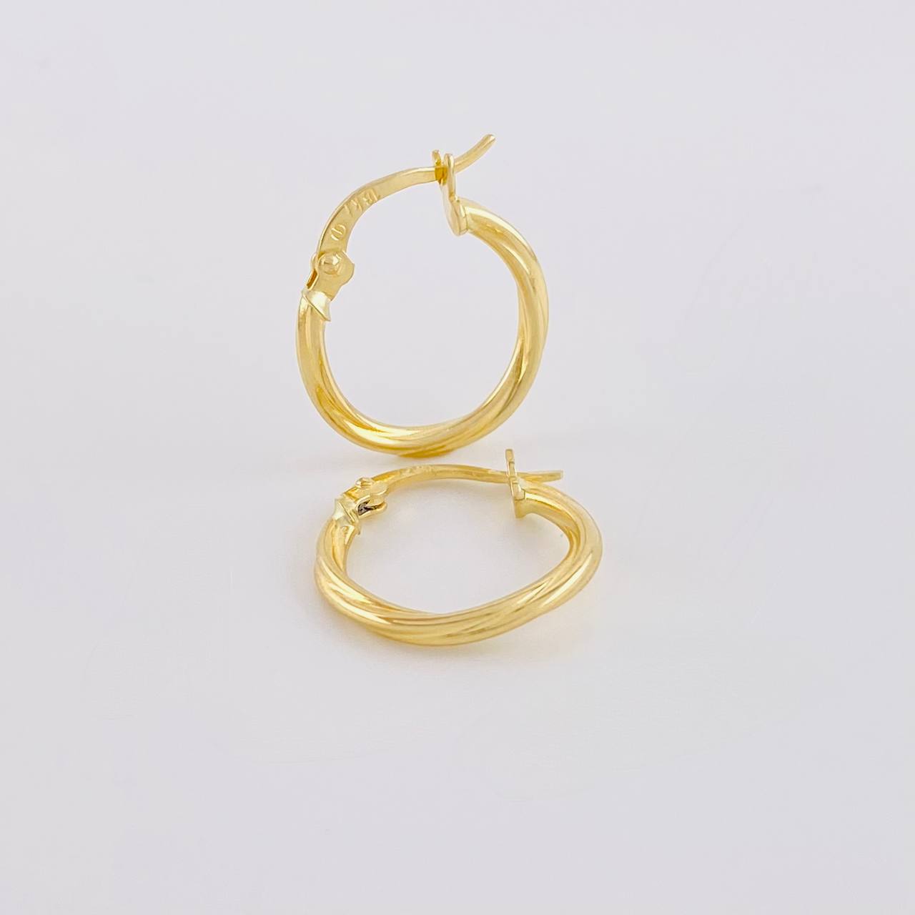 Candongas Arielle 1.15g / 3/4 in Oro Amarillo 18K