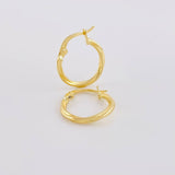 Candongas Arielle 1.15g / 3/4 in Oro Amarillo 18K
