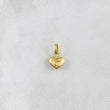 Pendant Heart Dolphin In Between 0.3gr / 1.3cm / Yellow Gold 18K ©