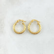 Mary Hoop Earrings 1.1gr / 3/4 in / 18K Gold