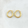 Candongas Mary 1.15gr / 1.7cm / Entorchadas Oro Amarillo 18K *