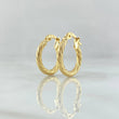Candongas Mary 1.3gr / 3/4 in / Oro Amarillo 18K ©