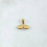 Pendant Eyes Santa Lucía 0.35gr / 1/2 in / 18K Gold ©