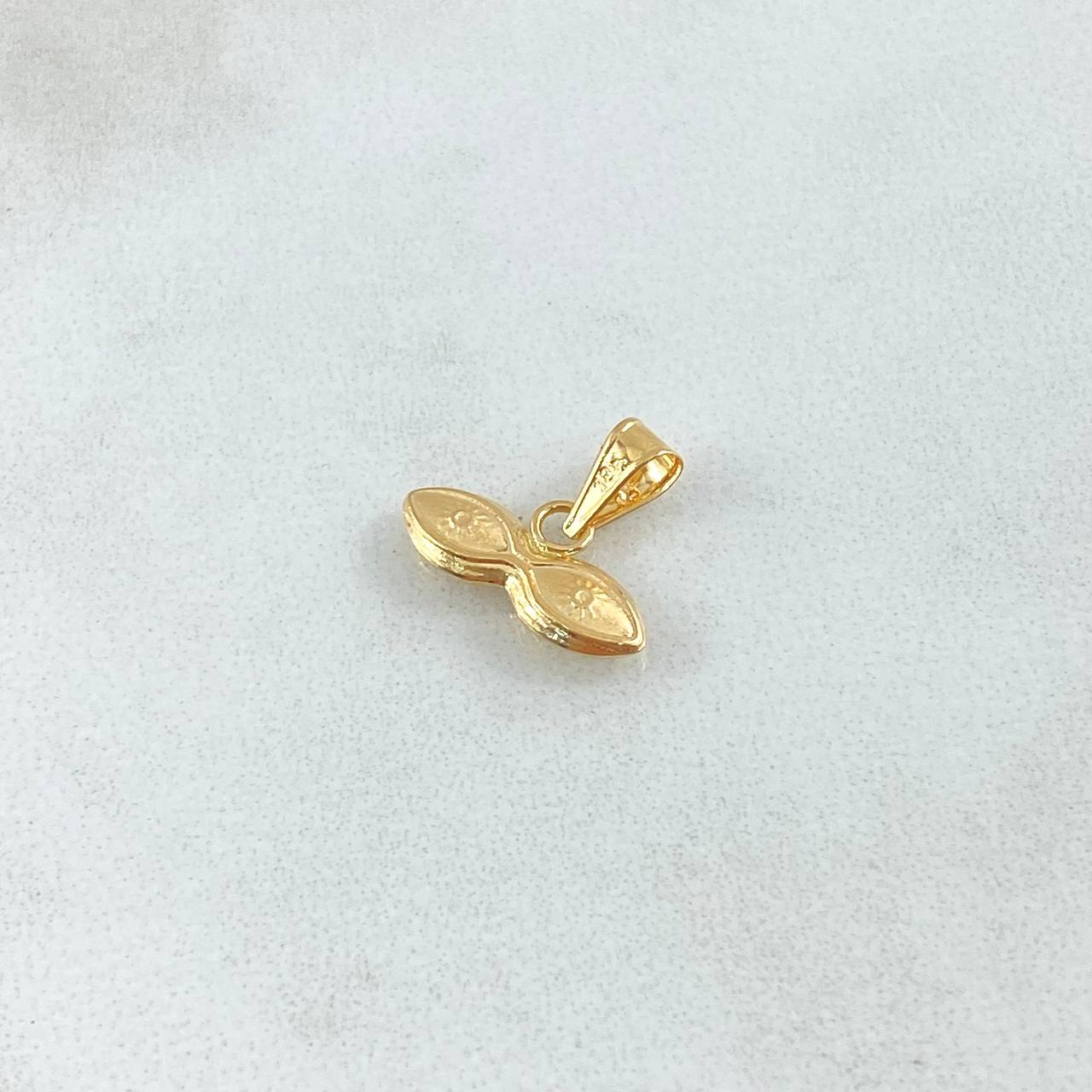 Pendant Eyes Santa Lucía 0.35gr / 1/2 in / 18K Gold ©